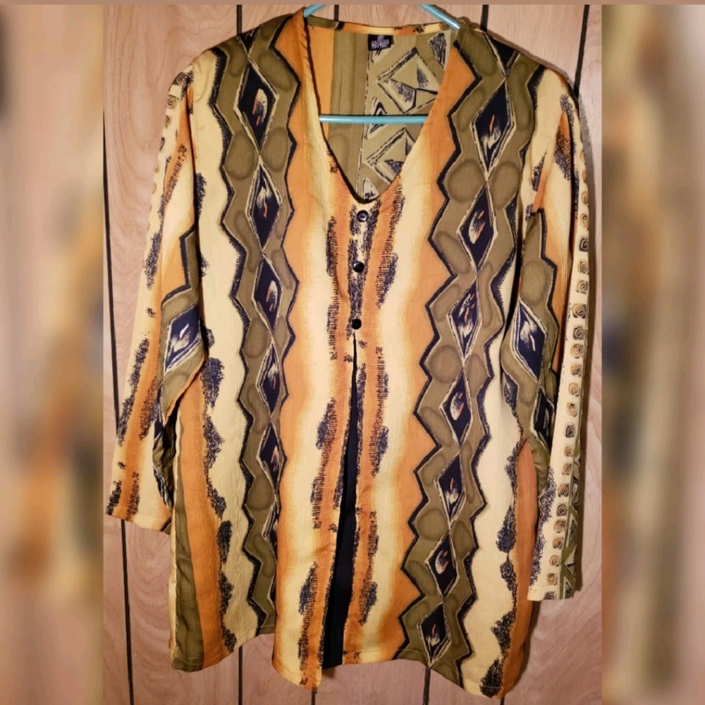 Vintage Long Sleeve Blouse